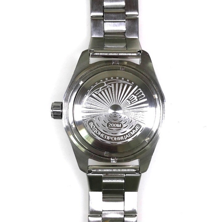 Vostok Komandirskie 02018A Watch GMT Military Mechanic Automatic USA SELLER