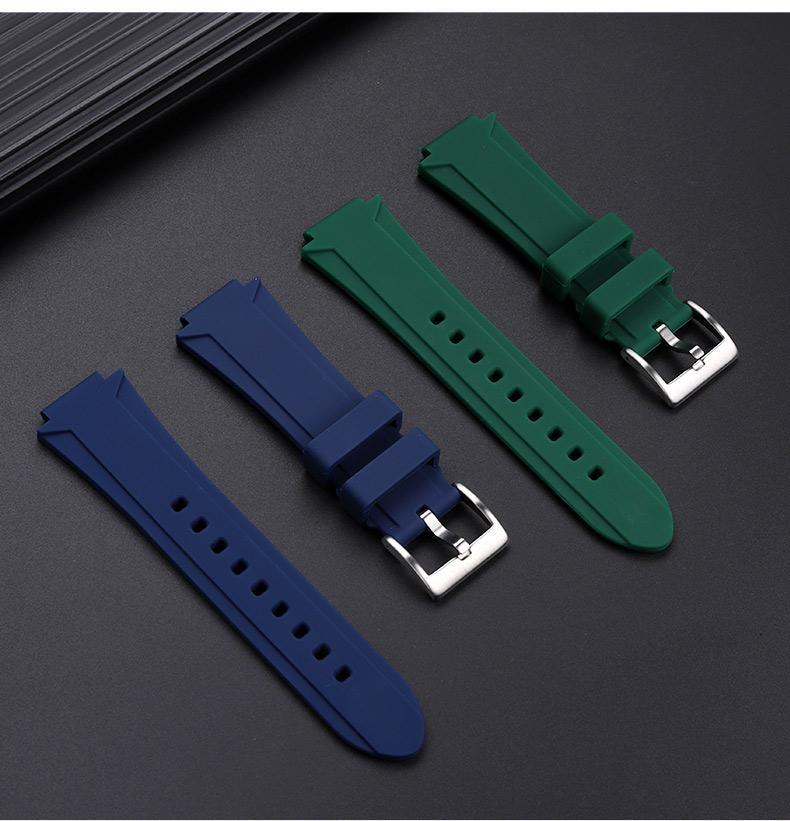 24x11mm 24x12mm Rubber Watch Strap Band for Oris Aquis Silicone Replacement