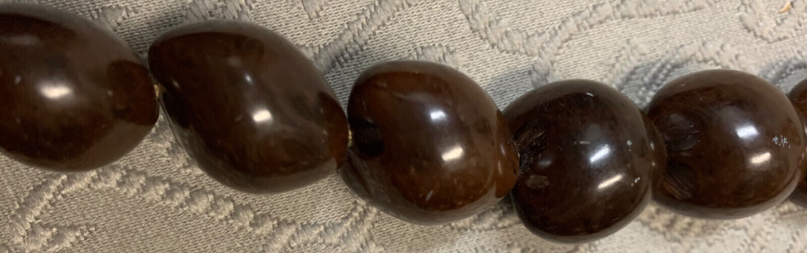 Kukui Nut Necklace Leis Mixed Set of 4 From 32″ to 36