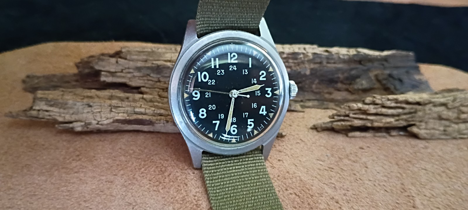 Vintage Benrus Military Wristwatch Vietnam Era June 1964