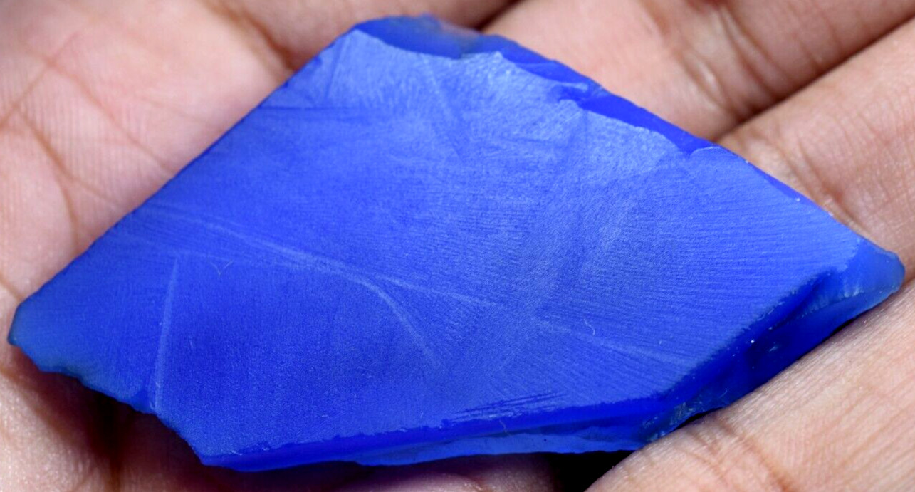 80.85 CT Natural Blue Chalcedony Brazilian Superb Untreated Slab !!!!