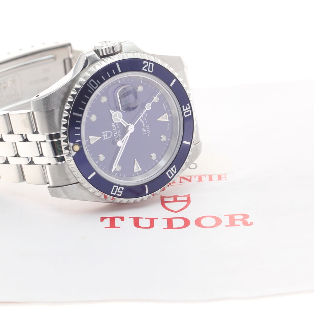 TUDOR Prince Date Mini Sub 73190 Date blue Dial Automatic Boy’s Watch_956364