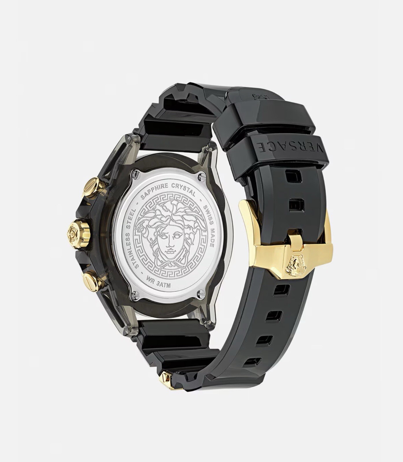 Last One Exclusive VERSACE Icon Active Diamond & 18K Gold Ed. Chrono $1,945.00