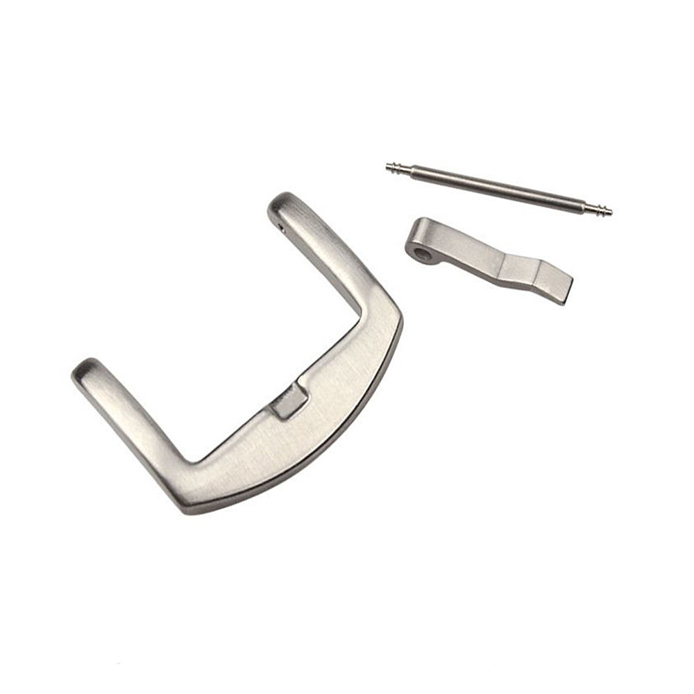Brushed Stainless Steel Tang Buckle For Watch Strap Band 16 18 20 22 24 26mm
