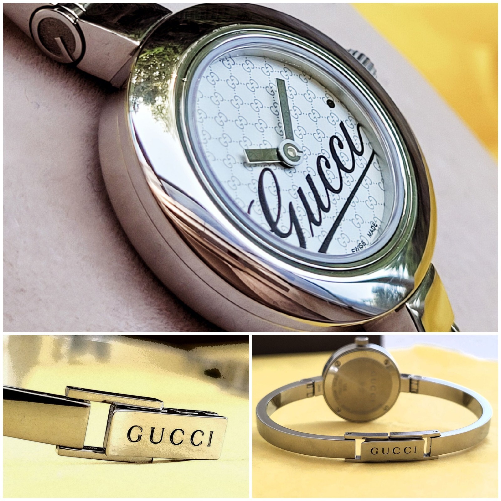 Gucci 105 Ladies💃Authentic,Near Mint,Hardly Worn,Absolutely Beautiful,Box,Tag.