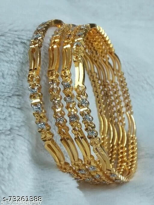Indian & Pakistani Bollywood Gold plated Bangles Bangle Bracelets Bangle Set