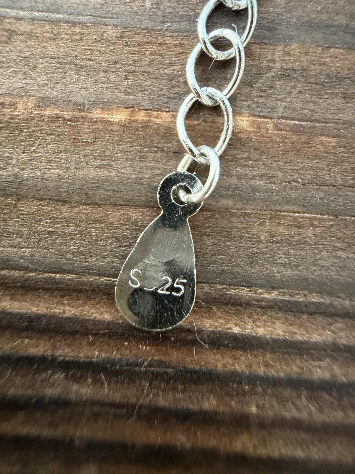 925 Sterling Silver CZ Crescent Moon Necklace 18” Adjustable Dainty Minimalist
