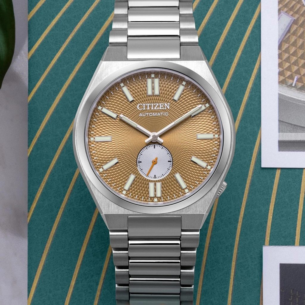 Citizen Silver Mens Analogue Watch Tsuyosa NK5010-51X