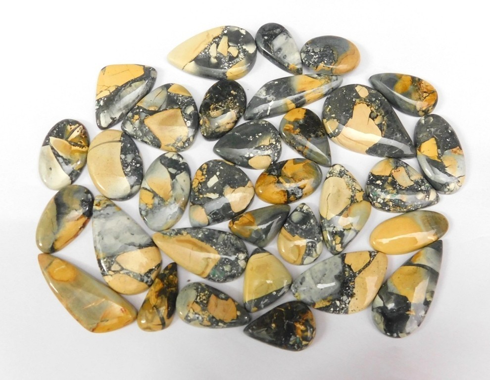 Fancy Maligano Jasper Cabochon Gemstone Jewelry Creation Wholesale Lot 71308