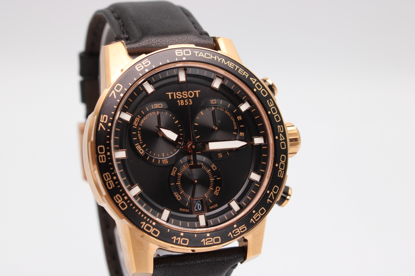 TISSOT Supersport Chrono T125.617.36.051.00 Black Dial Men’s Watch 45.5mm