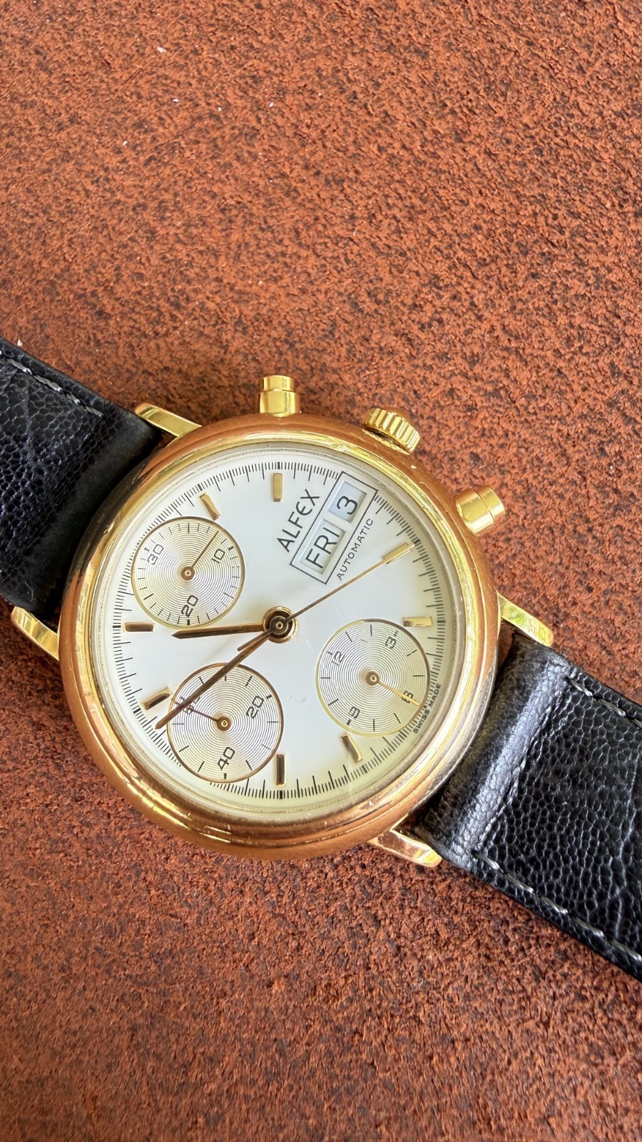 ALFEX AUTOMATIC SWISS CHRONOGRAPH WATCH