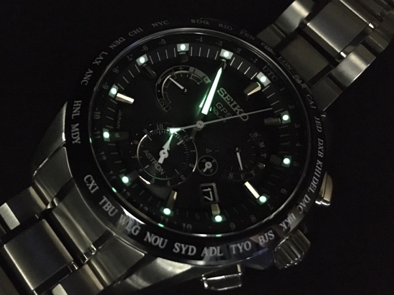 N MINT SEIKO Astron SBXB041/8X53-0AB0-2 Ceramic Titan GPS Solar Men’s Big Wrist