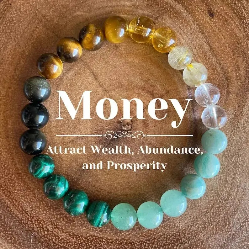 Money Bracelet Empath Protection Grounding Protection Self Love Bracelet