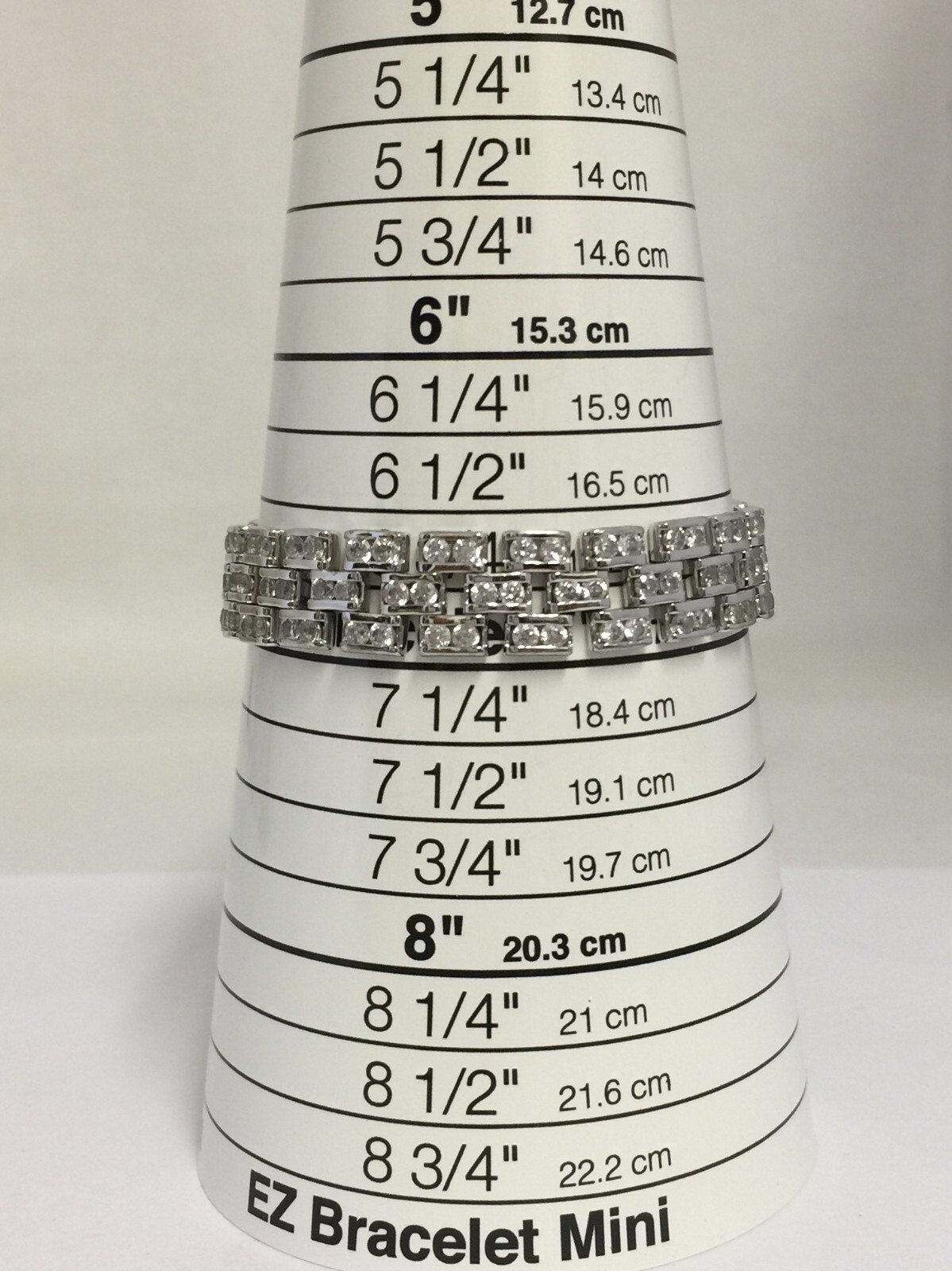 Modern 6ct (approx) Clear Cz Tennis Bracelet 7 In Sterling Silver