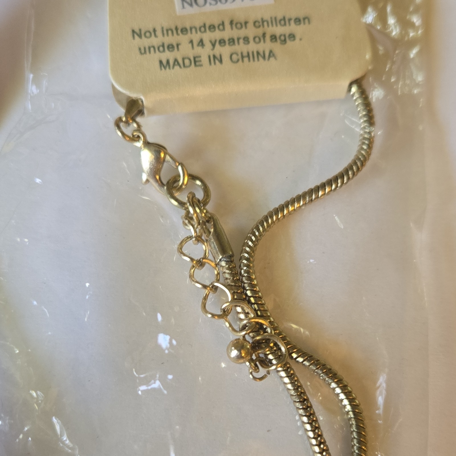 Starfish Beach Jewelry Set Necklace & Earrings, Gold With Black Tone, New