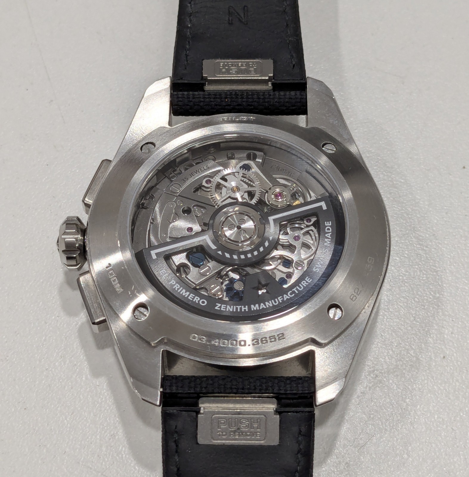 Zenith Pilot Big Eye Flyback 03.4000.3652/21.I001 42.5 Men’s Watch