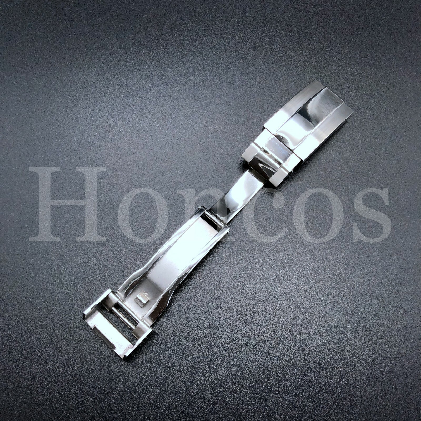 FLIP LOCK CLASP BUCKLE FITS FOR ROLEX SUB OYSTER WATCH BAND SHINY/CENTER