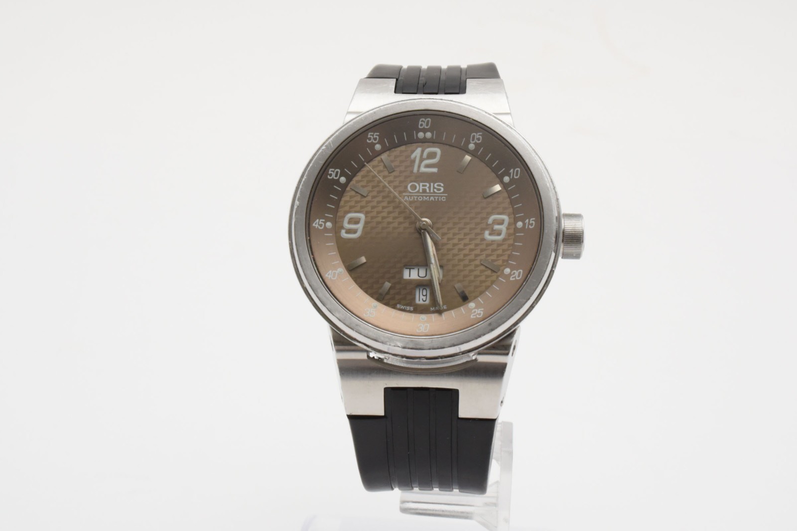 [Exc+5 w/Box] ORIS Williams F1 Team 7560 Brown Automatic 40mm Men’s Watch JAPAN