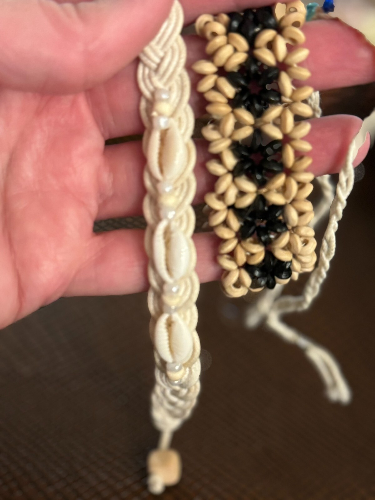 Set of 3 Boho Beach Bracelets Beaded Wrap