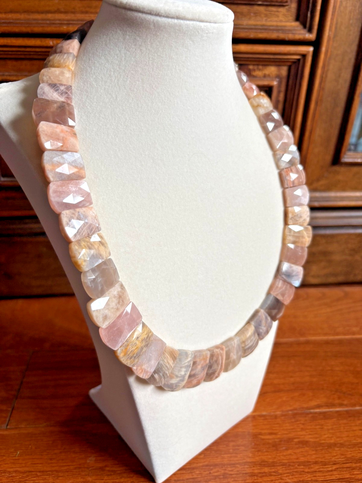 NEW Sterling Silver Agate Necklace Pink/EarthTones Mine Finds By Jay King – S1