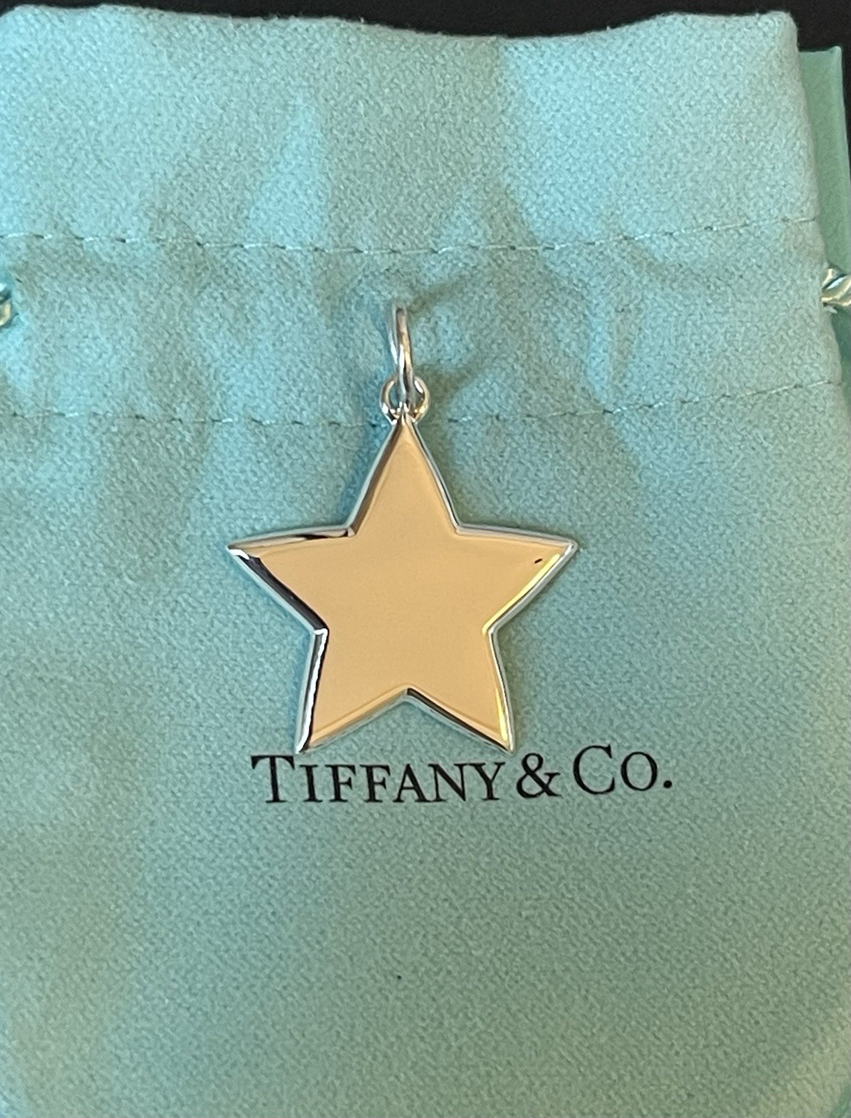 Tiffany & Co. Star Sterling Silver .925 Charm Pendant