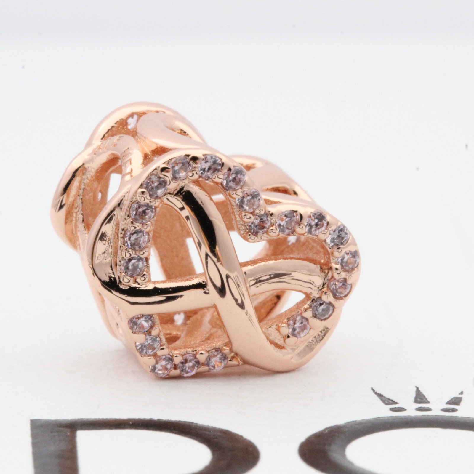 Authentic Pandora Rose Family Infinity Heart Wife Love Charm 782246C01