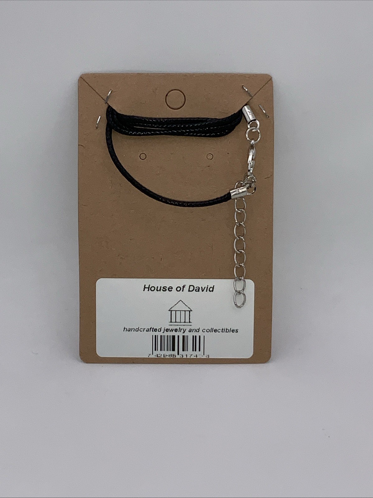 House Of David Handmade Artesian Cross Necklace Purple One Of A Kind 18 in