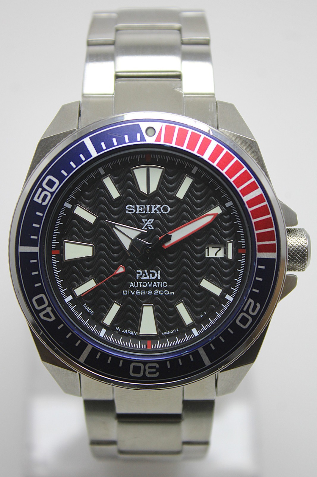 Seiko Prospex Sea Padi Samurai Automatic Black Dial Divers Japan Men’s Watch