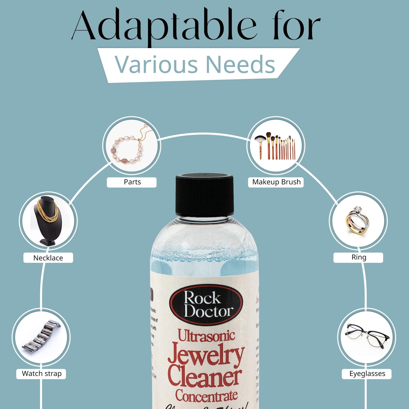 Ultrasonic Jewelry Cleaner Concentrate – Gentle Solution for Diamonds, Gold, …