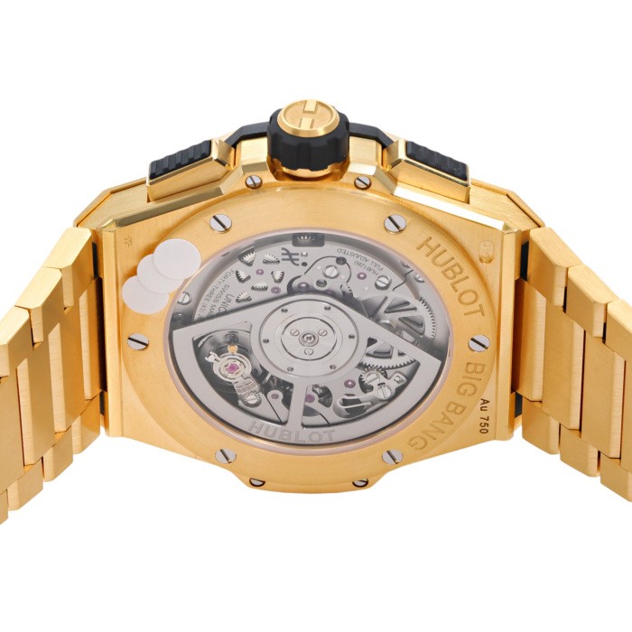 Hublot Big Bang 451.VX.1130.VX Yellow Gold 42.0mm Gray Dial Automatic #YKW099