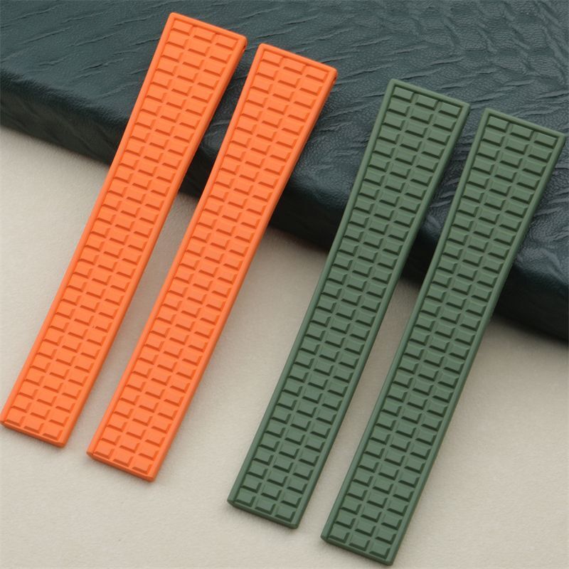 19mm Dark Blue Rubber Watch Band Strap Fits Patek Philippe Aquanaut 5067A Models