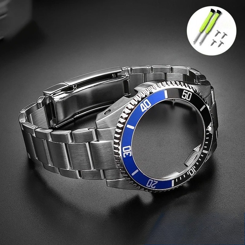 Stainless Steel Case For CasiOak GA2100 GA-B2100 ga2110 Mod kit metal case strap