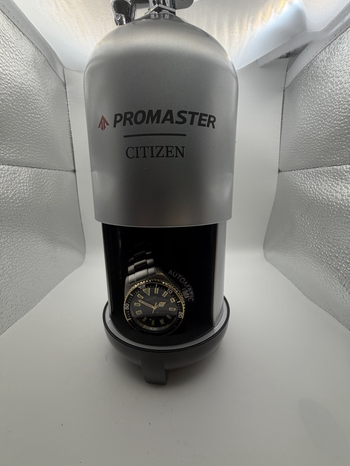 Citizen Promaster NY0125-83E Auto Diver 200M NWT Display Cylinder Full Set