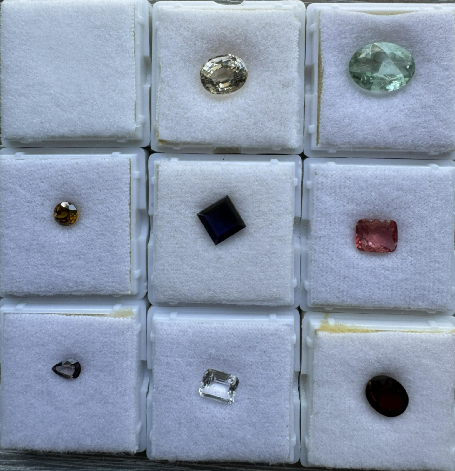 PRECIOUS GEM INVESTMENT LOT #27: 9 GEMS, 31.78 TCW. Includes Paraiba Tourmaline