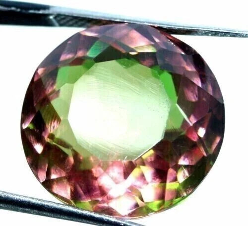 100+ Ct Certified Zultanite Gemstone Round Cut 7-Color Change Turkey Free Gift