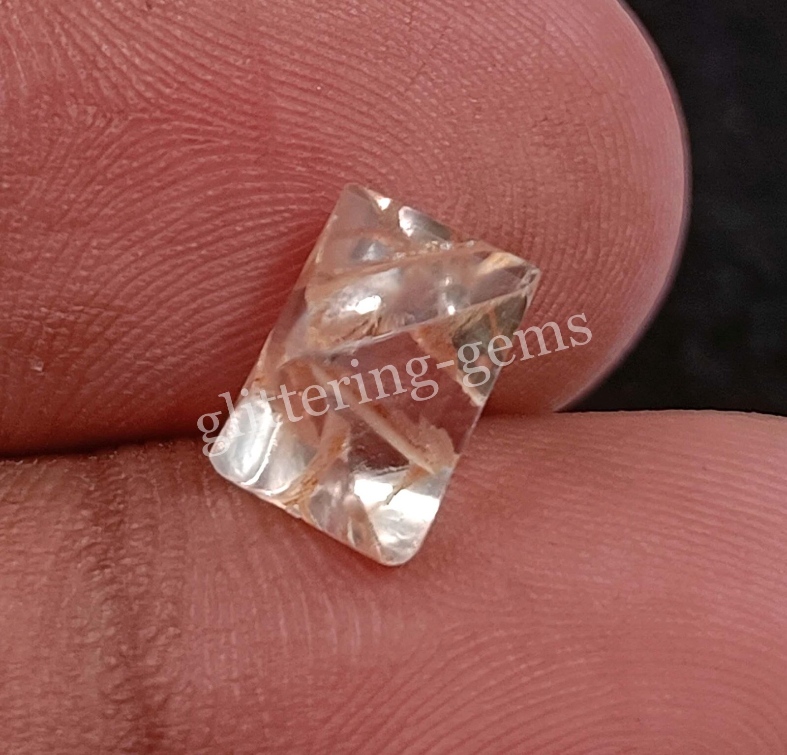 15 Ct Certified Raw Diamond Colorless F-Color CVD FL-Clarity Loose Gemstone 25F