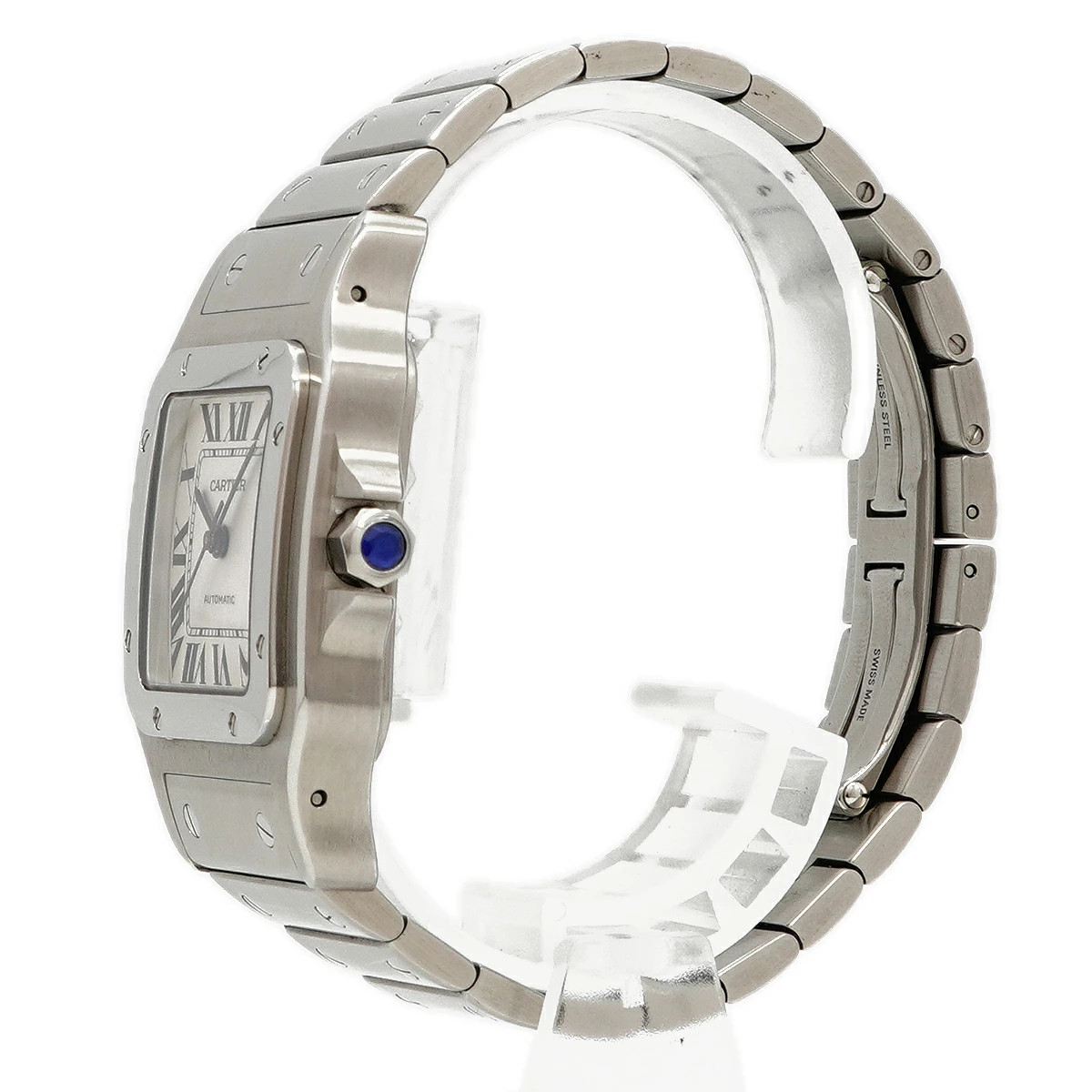 Cartier Santos Galbee XL W20098D6 32.1mm Silver Dial Automatic 2007 #OTW014