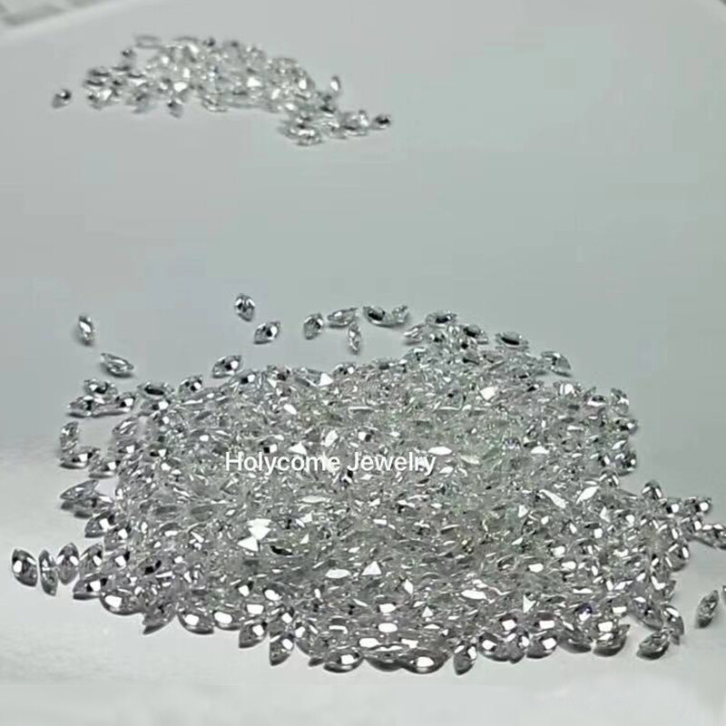 2.5x5mm 1.0CT Small Melee Size Marquise Moissanite Loose Stone D VVS For Jewelry