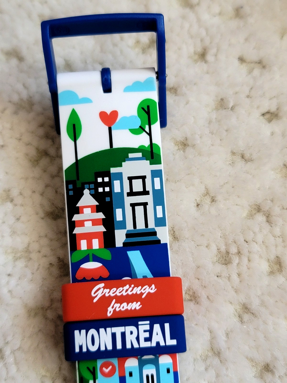 NIB RARE Swatch L’ESPRIT Destination Watch MONTREAL Exclusive SO29Z100