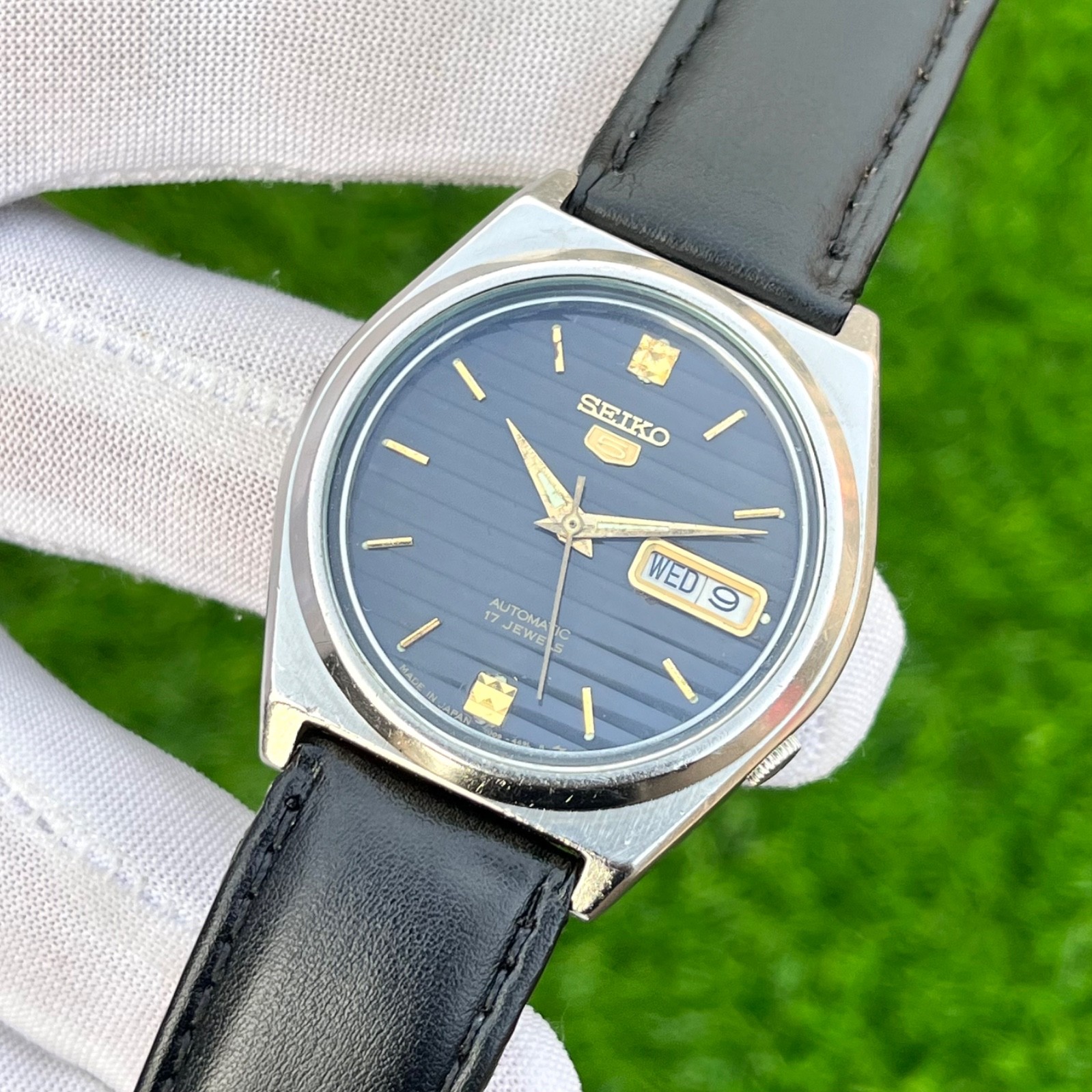 Vintage Seiko 5 Dress Formal Automatic Japan Made Men’s Watch 7009-876J