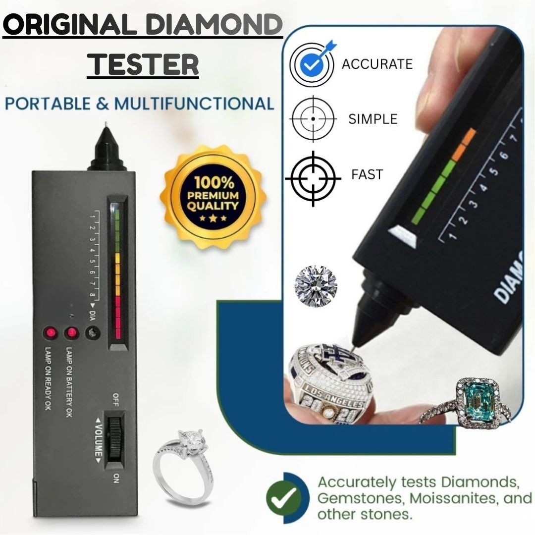 Portable Diamond Gem Tester Pen Gemstone Jewelry Selector Detector Testing Tool