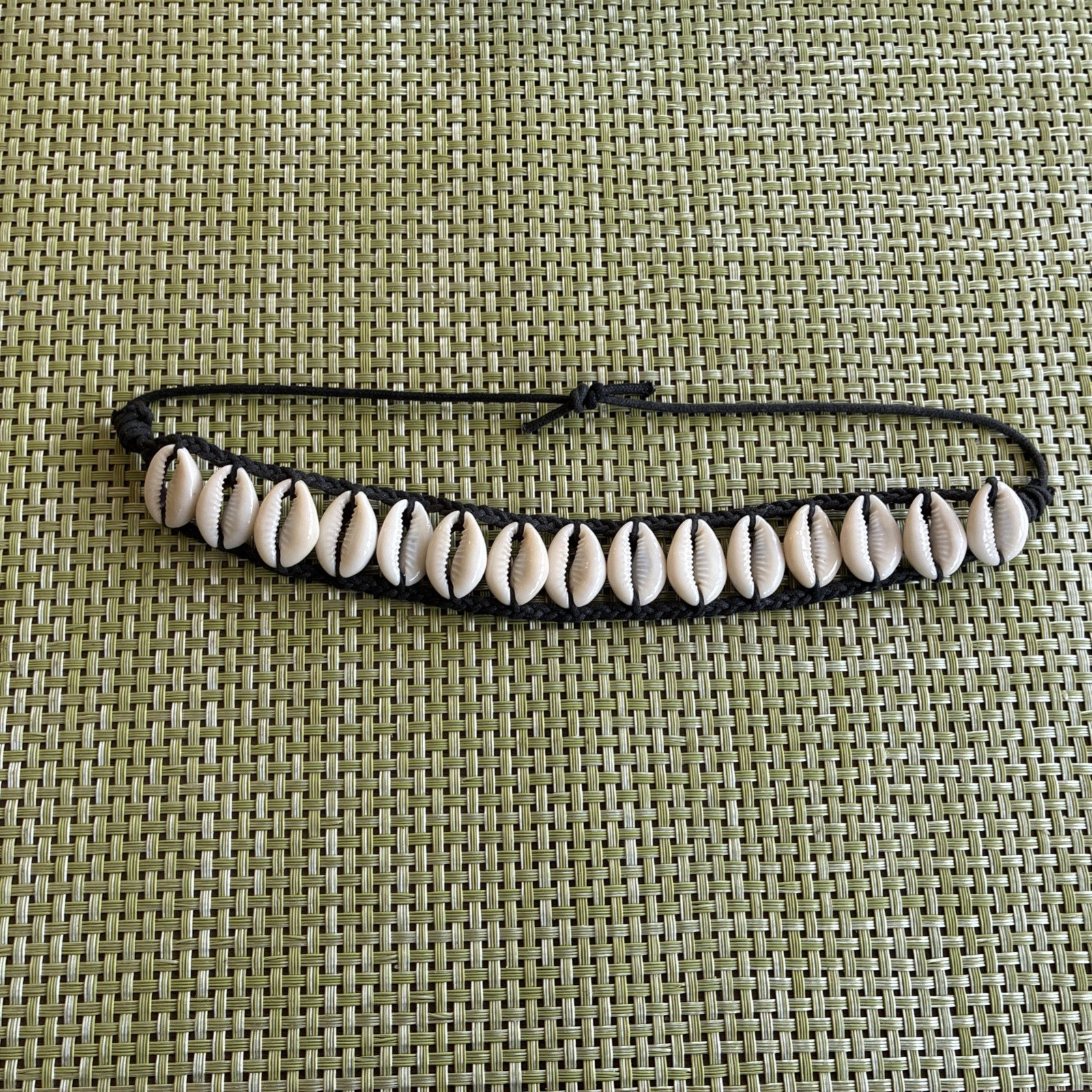 Handmade Cowrie Shell Choker Necklace