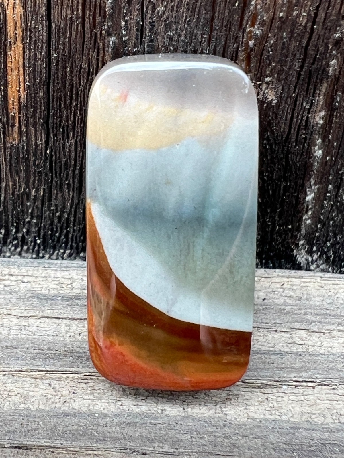Polychrome Misty Mountain Jasper Cabochon