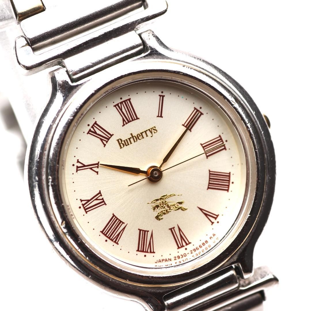 Burberry Ladies’ Wristwatch Vintage Old Logo Roman Dial