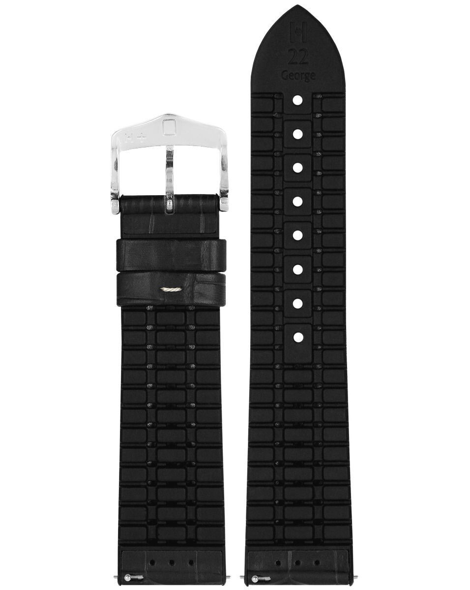 HIRSCH PERFORMANCE CALFSKIN WATCH STRAP WATERPROOF GEORGE 18, 20, 22, 24mm de