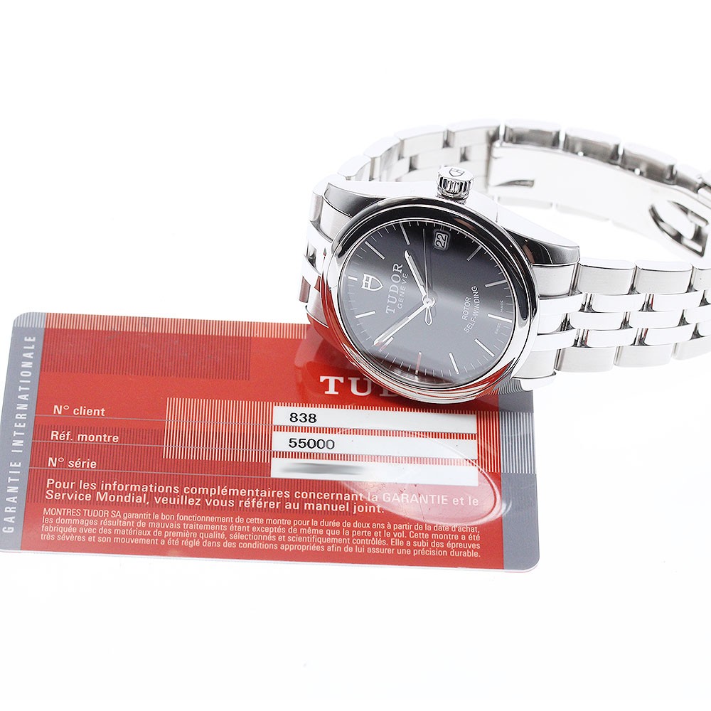 TUDOR Glamour 55000 Date black Dial Automatic Men’s Watch_962016