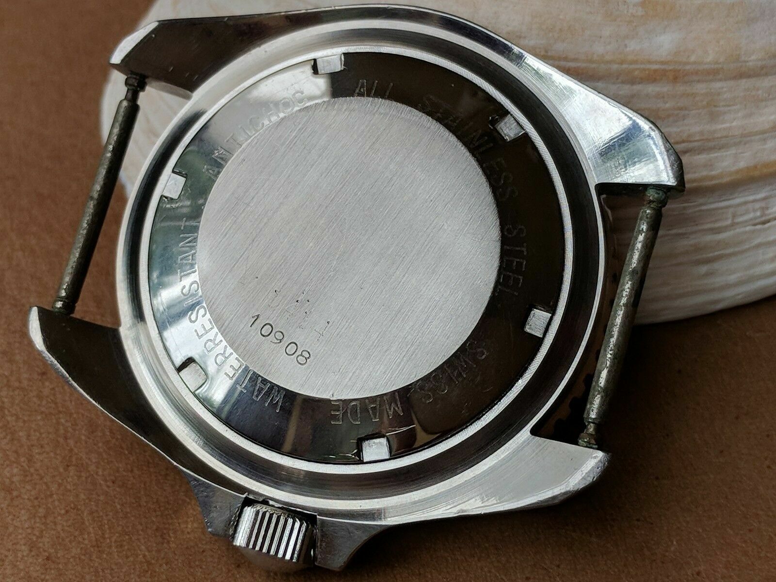 Vintage 1970’s Aquadive Day-Date Diver w/Patina,All SS Monnin Case,ETA 2879 Mvmt
