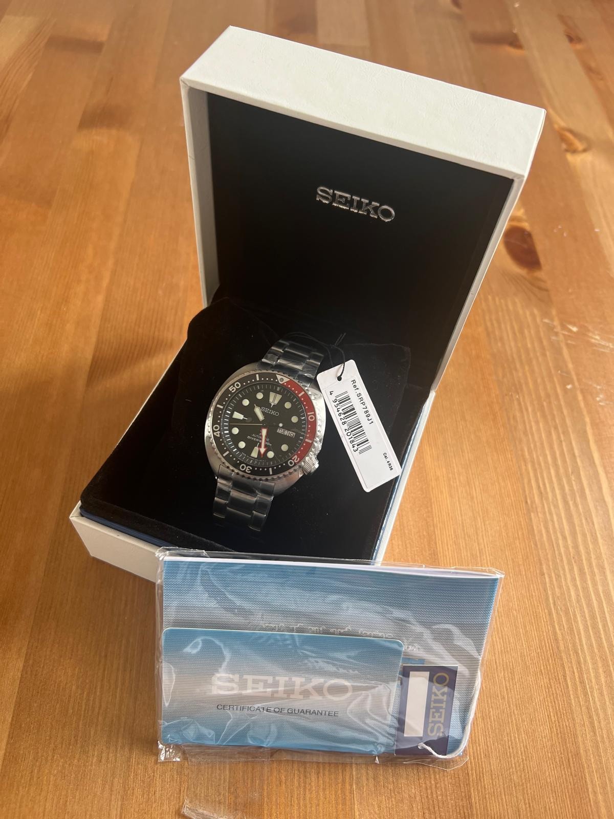 Seiko Prospex SRP789J1 Coke Turtle Automatic Diver 200M Brand New With Box 🐢🔴⚫