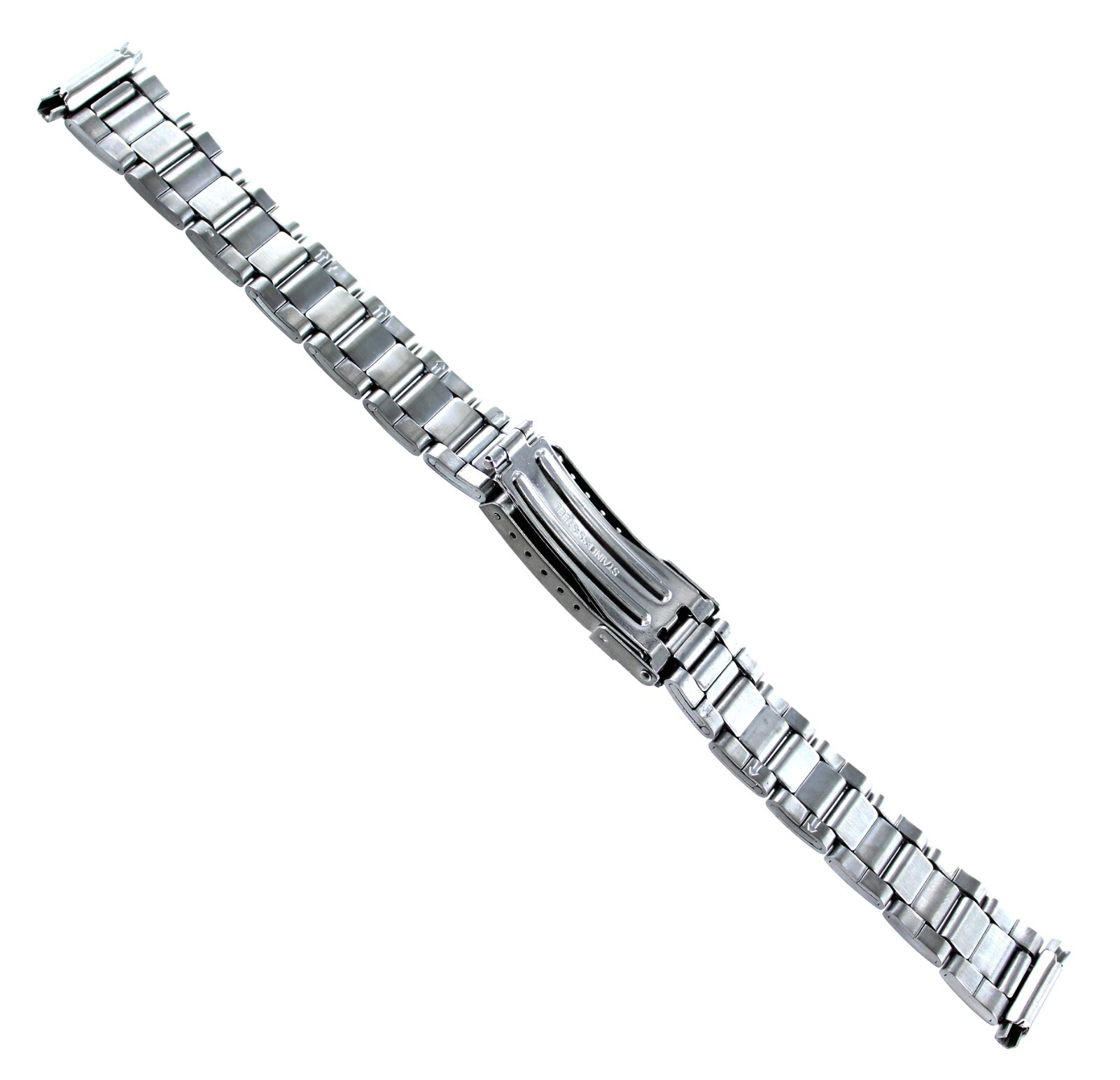 12-17mm Milano Stainless Fold Over Clasp W/Safety Curved Ends