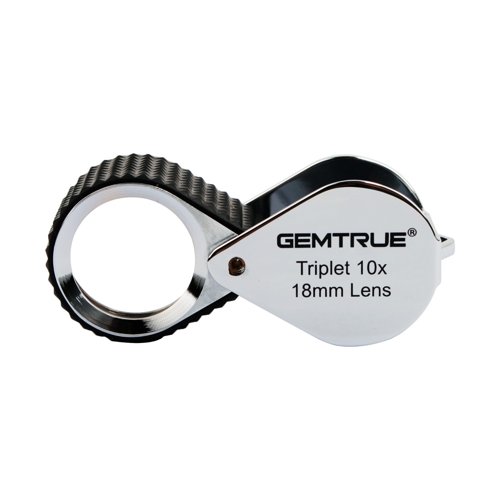 GemTrue 10x Triplet Diamond Loupe 18mm Rubber Grip DK98003 (3pcs a pack)